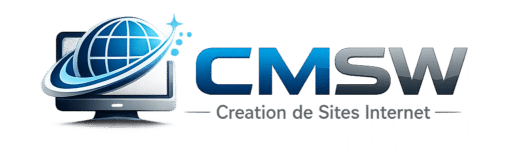 logo CMSW creation mon site internet site internet vitrine commerce